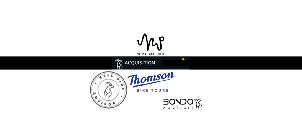 Bondo Advisors asesora a Thomson Bike Tours en su asociación con Milky Way Park