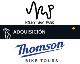 Milky Way Park compra Thomson Bike Tours