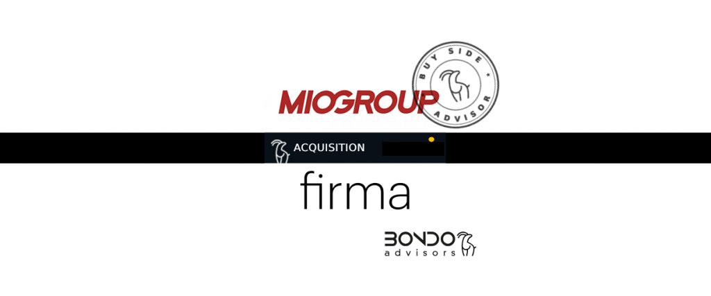 Bondo Advisors asesora a MIO Group en la adquisición de Firma