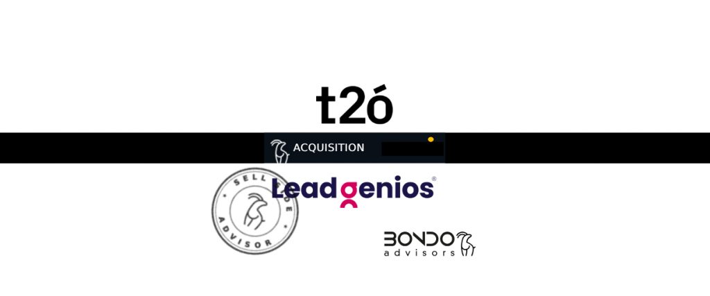 Bondo Advisors asesora a Leadgenios en su integración en t2ó
